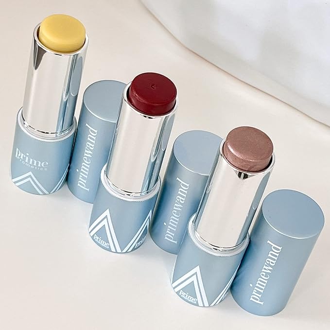 PrimeWand Pearl Stunning & Natural Pro-Age Makeup Highlighter Stick for Mature Women Infused With Pearl Extract