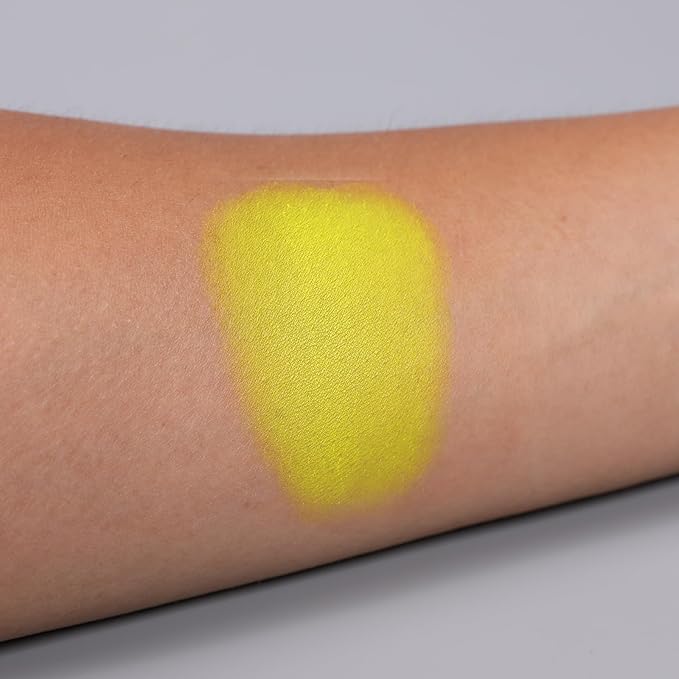 IS'MINE Single Yellow Matte Eyeshadow Powder Palette High Pigment, Longwear, Intense Color Best Yellow Eyeshadow