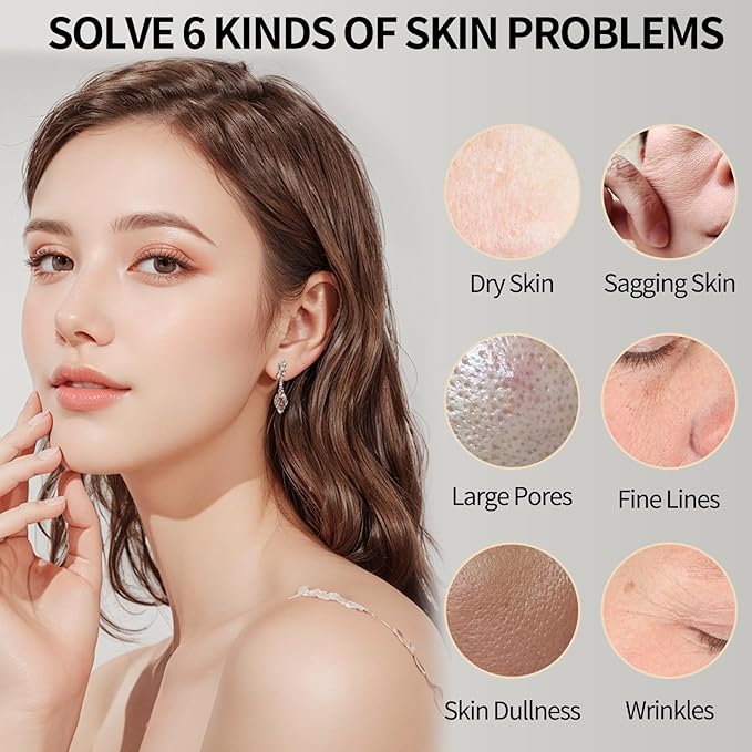 2025 Collagen Overnight Wrapping Peel Off Facial Mask with Jelly Brush, Elasticity & Hydration, Natural Ingredients for Firmer Skin, Reduces Sagging & Dullness, Korean Skin Careļ¼75ml, 2.54 fl.oz)