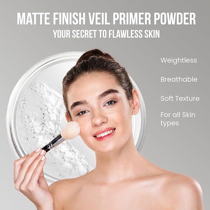 TIMELESS LOOK KIT (FAIR 1) Full Size Mineral Makeup Set Matte Foundation Bare Face Sheer Powder Cover
