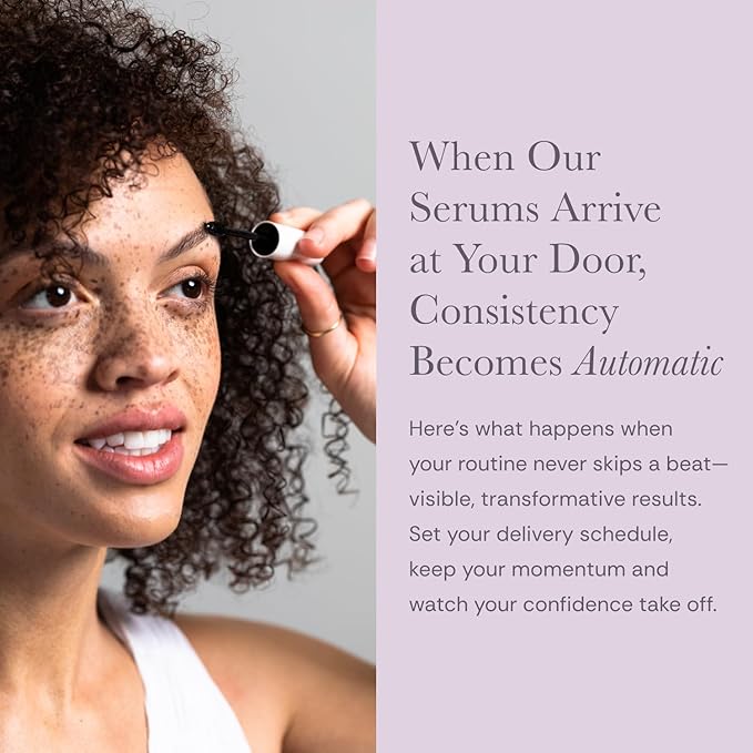 NULASTIN Eyebrow Serum for Thicker Looking Brows - BROW Shape Altering Serum - Reduce Shed & Encourage Fuller, More Youthful-Looking Brows - With Keratin & Peptides (0.1 Fl Oz)