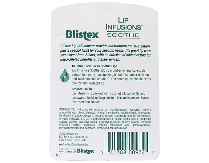 Blistex Lip Infusions Soothe Lip Moisturizer