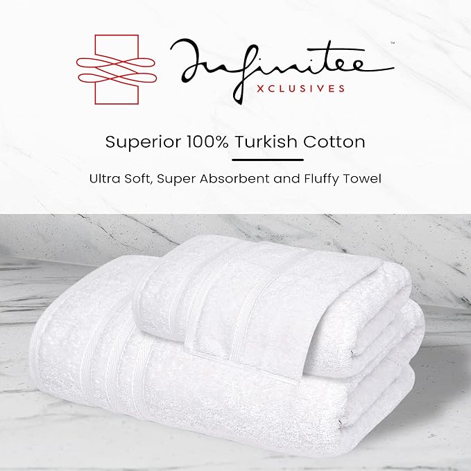 Infinitee xclusives white hand towels
