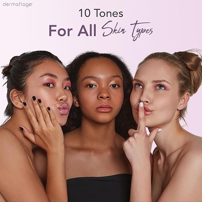 Waterproof Concealer Cream, Full Coverage Waterproof Makeup, Color Match Promise by Dermaflage, 6g/.2oz