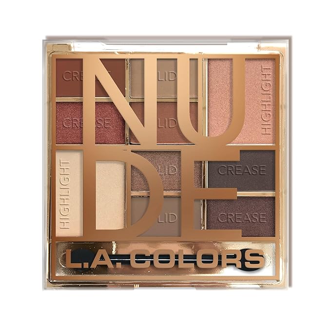 L.A. COLORS Color Block Eyeshadow, Nude CES135