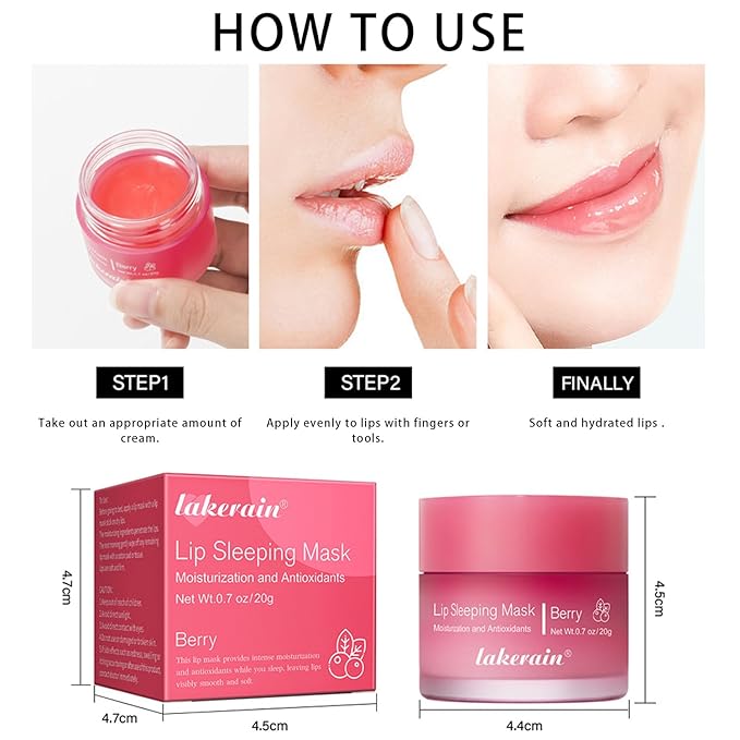 2 Pcs Lip Sleeping Mask, Lip Lines
