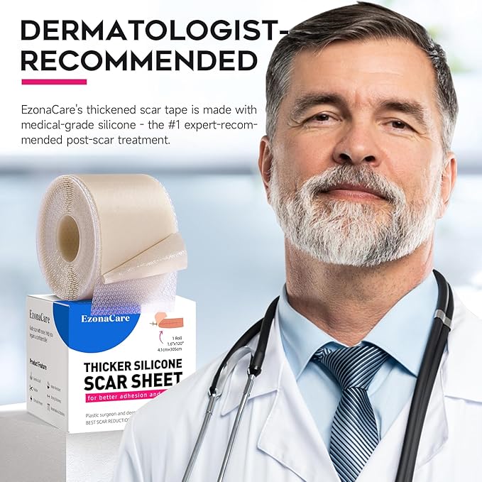 Thicker Silicone Scar Sheets, Medical Grade