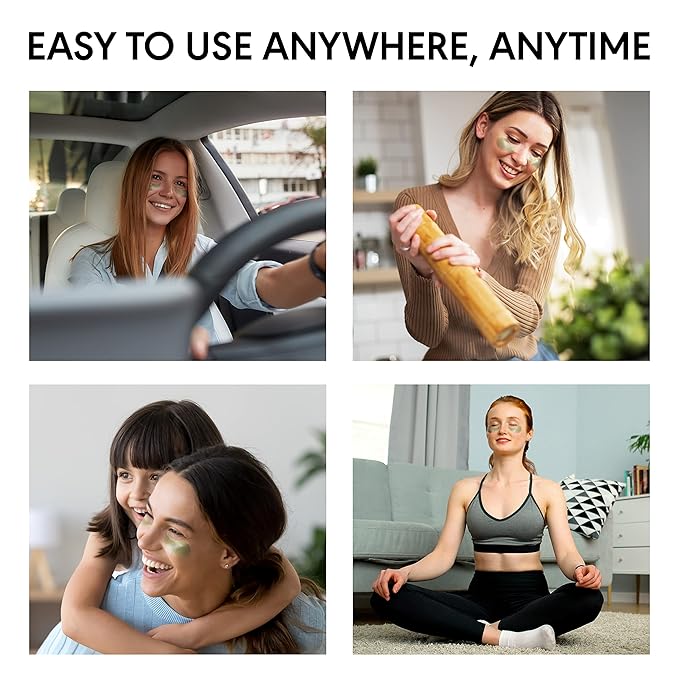 Green tea under eye patches