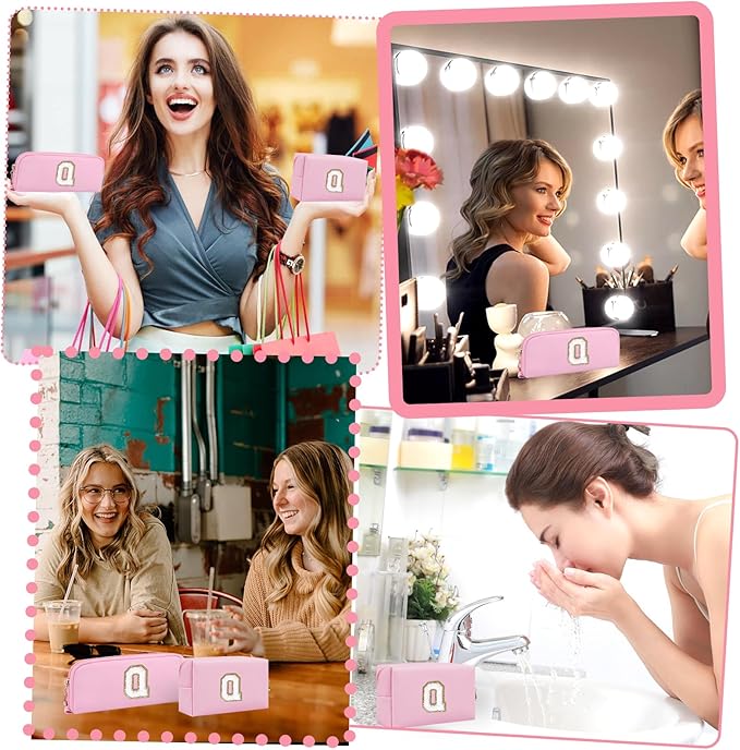 2pack personalized initial letter makeup