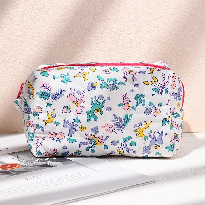 Soidram cute makeup bag quilted