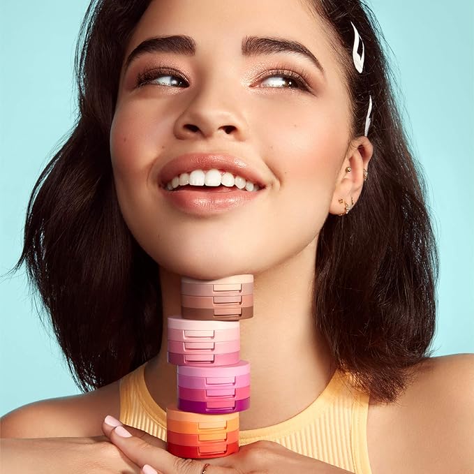 Kaja Beauty Bento Collection - Bouncy Eyeshadow Trio | Peach Orange Tones, Travel Size, 02 Orange Blossom, 2019 Allure Best of Beauty Award, 0.03 Oz