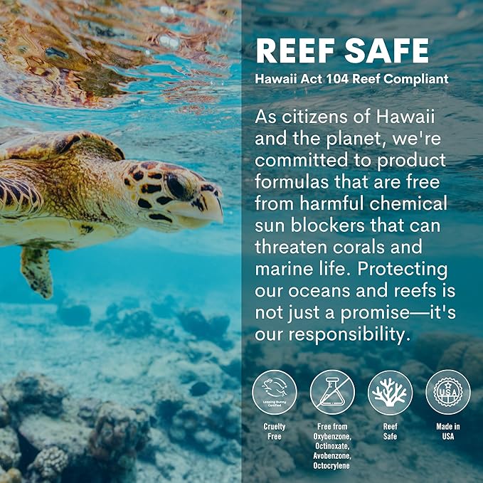 Hanalei Mineral Sunscreen Face Moisturizer SPF 50 – Dermatologist Tested, Zinc Oxide, Vegan, Reef-Safe, Invisible Protection, No White Cast, 3-in-1 Hydrating Primer, Gentle for Sensitive Skin 1.7 oz