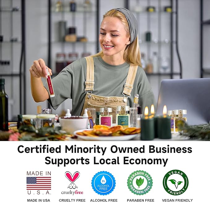 Zoha Jasmine Bloom - Jasmine Perfume for Women and Men, Alcohol Free Perfume Oil Roll On, Long Lasting Natural Clean Fragrance Oil base, 9ml Roller