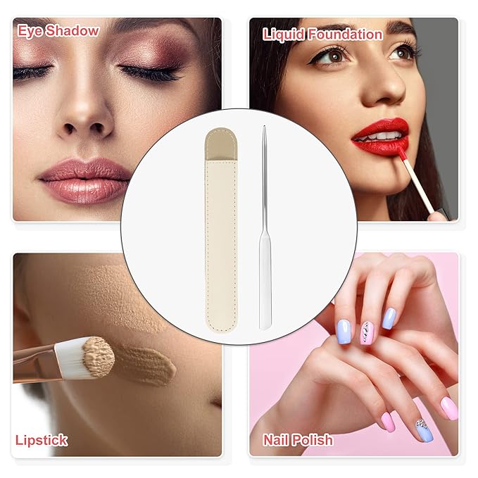 VOCOSTE 1 Set Stainless Steel Makeup Spatula, Liquid