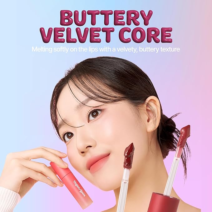 Touch in Sol Vegan Again Blur Core Lip Tint (#Cool Bunny) - Long Lasting, High Pigment Velvet Matte Lip Stain – Lightweight Smooth Blur Finish