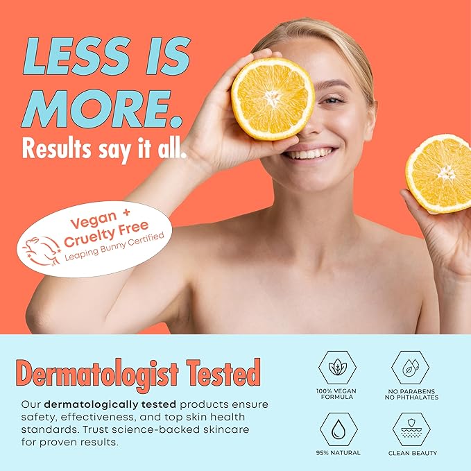 Vitamin C Face Serum – Dermatologist-Tested, Anti-Aging, Brightens & Evens Skin Tone – Hydrating & Revitalizing Korean Skin Care – Vegan, Paraben-Free, Clean Beauty – 1.35 Fl. Oz