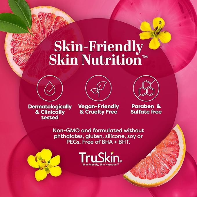 TruSkin Vitamin C Super Serum - Niacinamide, Retinol, Hyaluronic Acid & Squalane - All-in-One Anti Aging Serum for Face – Improve Appearance of Dark Spots, Firmness for Brighter Looking Skin, 1 Fl Oz