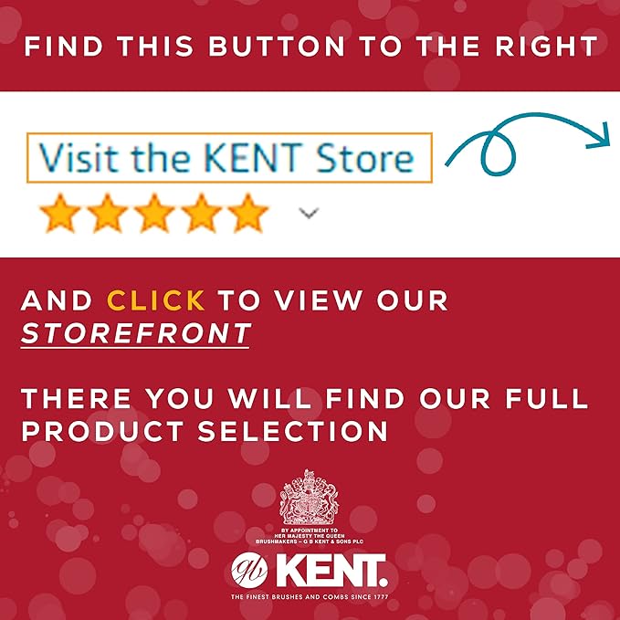 Kent 12T TY Wide Tooth Detangling Comb - Handmade Pocket Comb for Thick, Curly, and Wavy Hair, Grooming Beard and Mustache - Saw-Cut