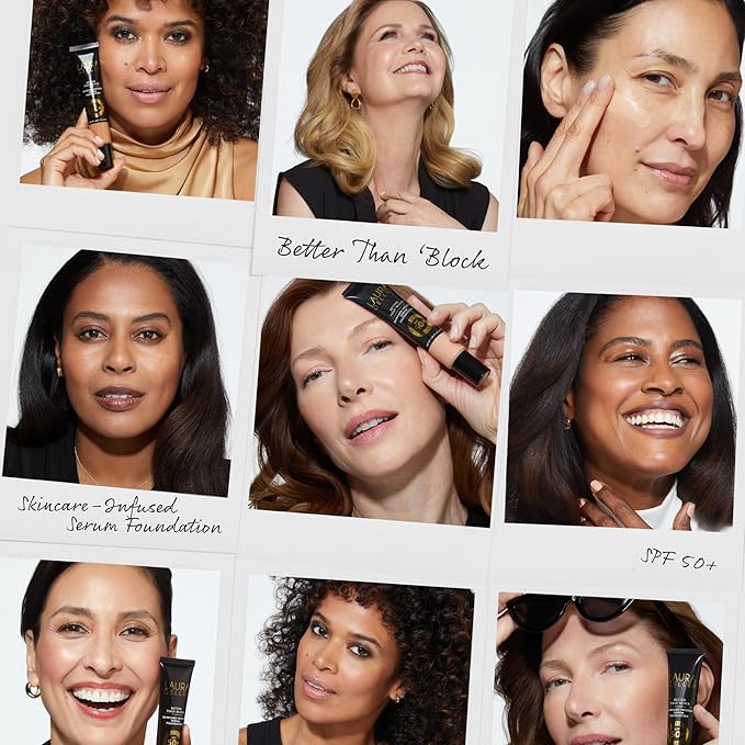 LAURA GELLER NEW YORK Better Than ‘Block Skincare-Infused Serum Foundation with Broad Spectrum SPF 50+, Golden Medium
