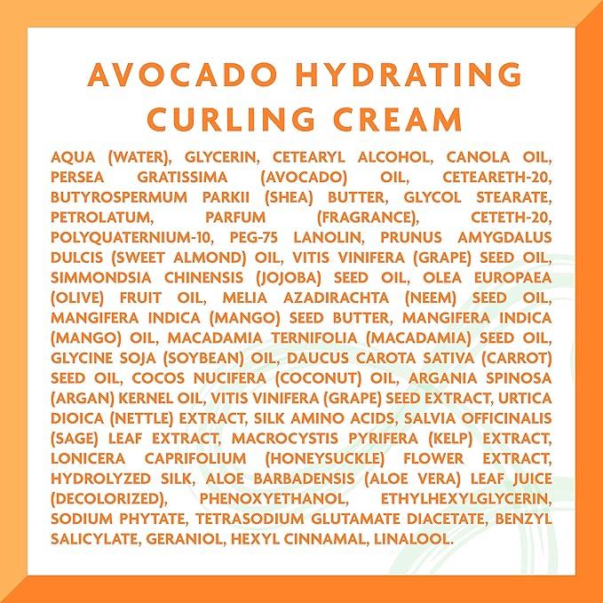 Cantu Avocado Hydrating Curling Cream, 12 oz (Pack of 2)