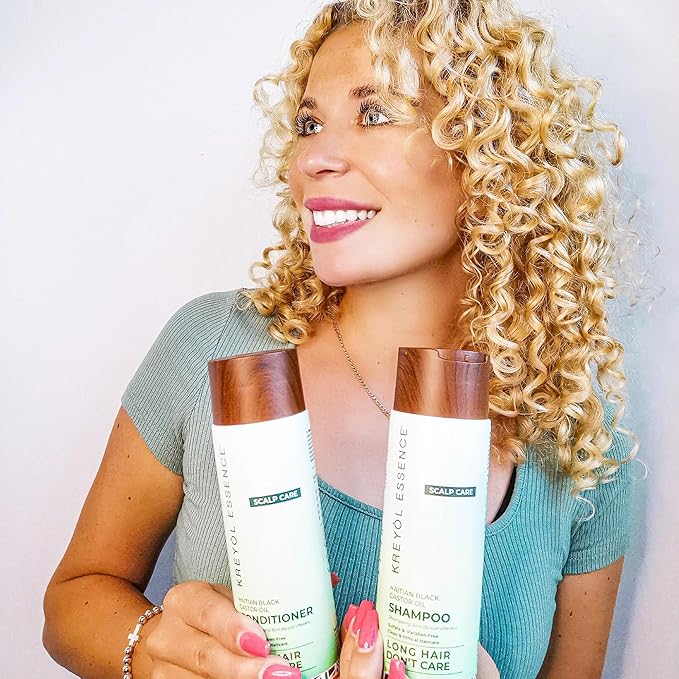 Kreyol Essence – 8 Oz HAIR MILK, Curl Quencher, Haitian Black Castor Oil, Goat and Coconut Hair Milk, Scalp Care, Smooth and Define Wavy Hair