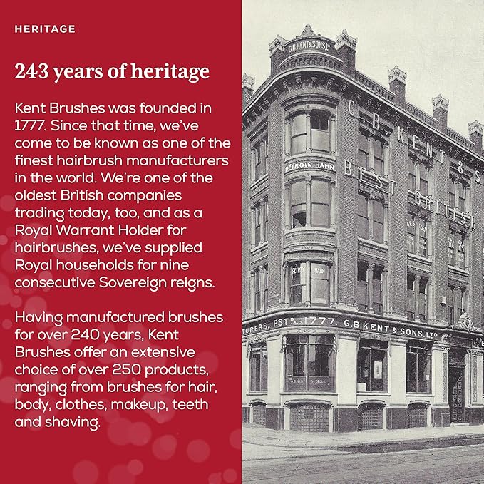 Kent 82T Handmade Folding Pocket Comb for Men, Fine Tooth Hair Comb Straightener for Everyday Grooming Styling Hair, Beard or Mustache, Use Dry or with Balms, Saw Cut Hand Polished, Made in England