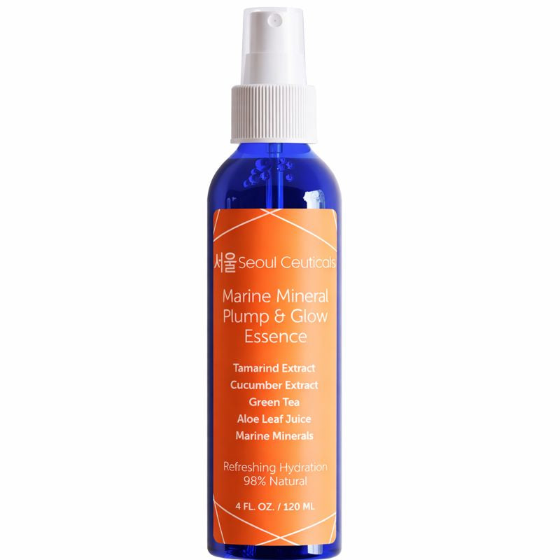 SeoulCeuticals Korean Skin Care Essence Toner - K Beauty Skincare Spray Mist For Face Contains Cucumber Extract and Marine Minerals + Organic Aloe - Get That Healthy Youthful Glow