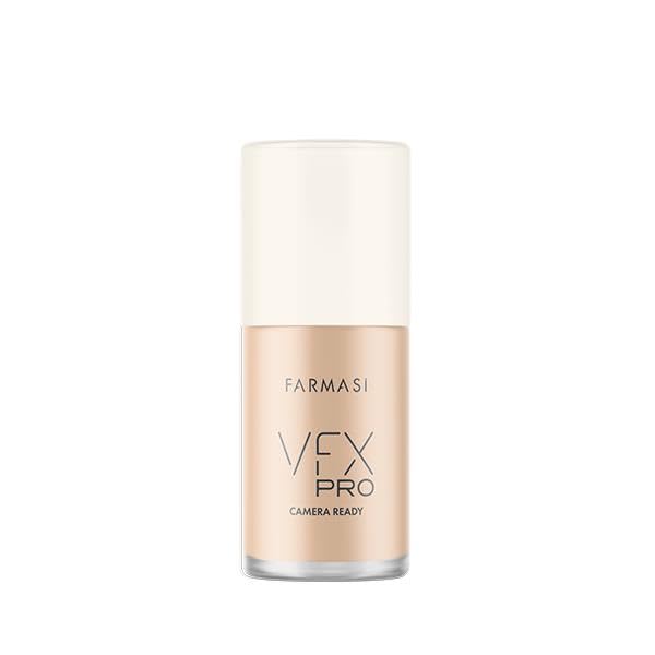 FARMASi Vfx Pro Foundation, Full Coverage Liquid Cream, Lightweight Long Lasting Coverage, Breathable Skin Moisturizer with Color True Matte Blending, Face Makeup, 1 fl. oz / 30 ml - Neutral Medium 13