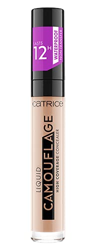 Catrice | Liquid Camouflage High Coverage Concealer | Ultra Long Lasting Concealer | Oil & Paraben Free | Cruelty Free (020 | Light Beige)