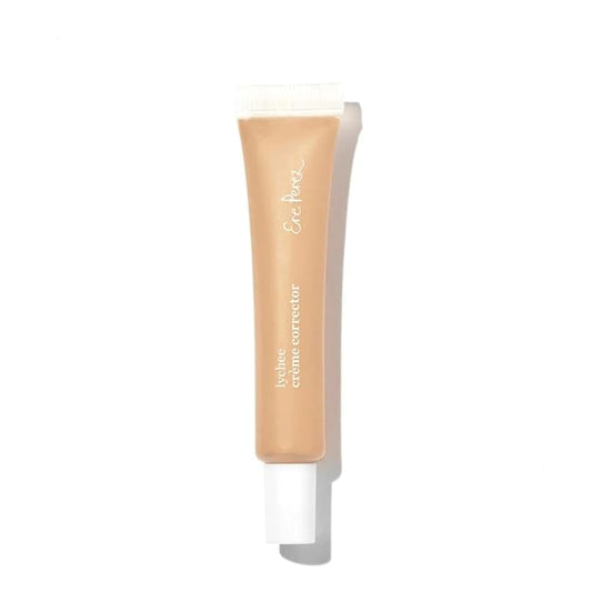 Ere Perez - Natural Lychee Crème Corrector | Vegan, Cruelty-Free, Clean Beauty (Cuatro – Soft Flax, 0.33 oz | 10 ml)