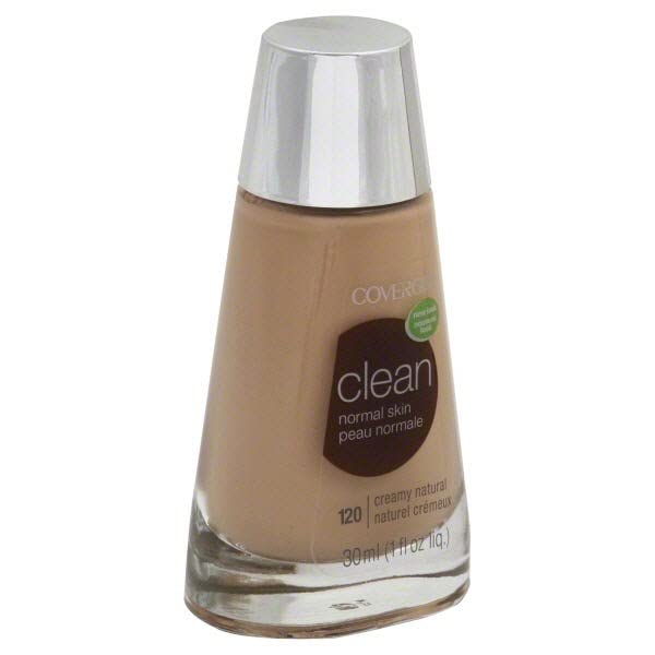 COVERGIRL Clean Makeup Foundation Creamy Natural 120, (packaging may vary) 1 oz