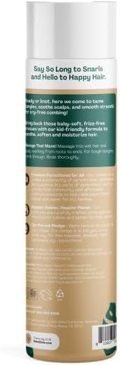 Hello Bello Creamy Coconut Shampoo and Body Wash 10 fl oz, Conditioner 10 Fl Oz, Watermelon Conditioning Mist and Detangler, Gentle, Hypoallergenic, Dermatologist-Tested, Vegan