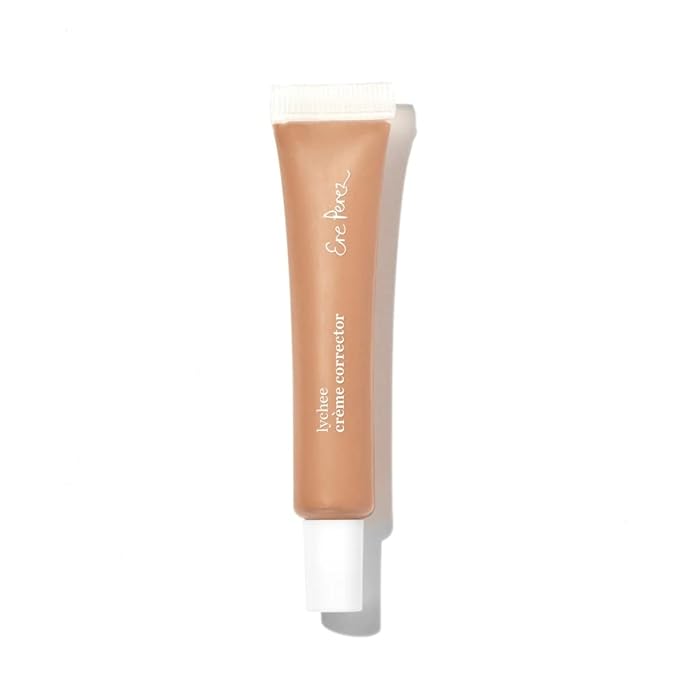 Ere Perez - Natural Lychee Crème Corrector | Vegan, Cruelty-Free, Clean Beauty (Seis – Cool Toffee, 0.33 oz | 10 ml)