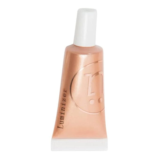 M2U NYC Liquid Highlighter Makeup, Luminizer Pearl, Shimmer Illuminating (Orange-Futurity)