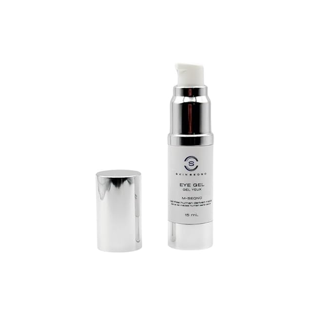 M-SEQNC Eye Gel | Advanced Eye Gel | Cell-Free Technology for Delicate Skin | Reduces Signs of Aging + Dark Circles | Innovative Formula to Promote Visible Results | 15ml