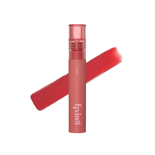 ETUDE Fixing Tint #01 Analog Rose (4g) | Long Lasting High Pigmented Liquid Lipstick | Waterproof Lightweight Matte Finish Lip Stain | Full Coverage | Korean Makeup, Kbeauty