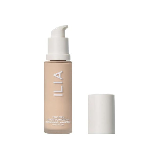ILIA - True Skin Serum Foundation | Non-comedogenic, Cruelty-Free, Vegan, Weightless Feel, Buildable Coverage, Safe For Sensitive Skin (Formentera SF1)