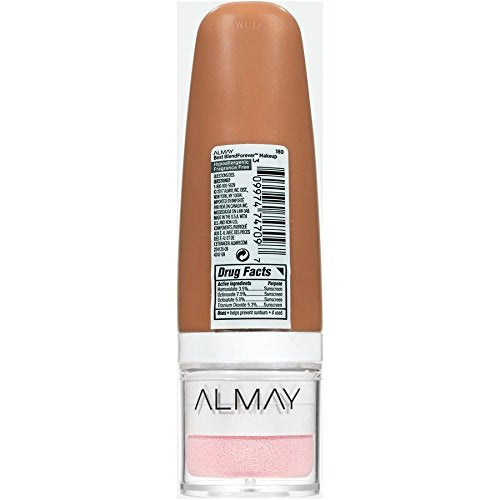Almay Best Blend Forever Foundation, Natural Tan, 1 fl. oz., SPF 40 Broad Spectrum