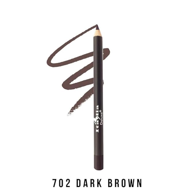 12 pcs, 12 Colors Brown Tone Italia Deluxe Ultra Fine Lip Liner & Eyeliner Set, Creamy, Long Lasting, High Pigmented Pencil, Various Shades of Brown