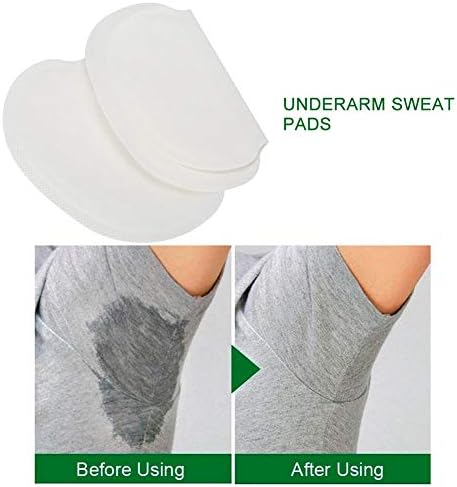for Under Breasts, Disposable Underarm Sweat Absorbent Pads Unisex Cotton Armpit Sweat Guard (20PCS)