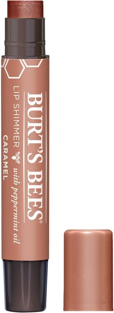 Burts Lip Shimmer Caramel Size .09z Burts Lip Shimmer Caramel .09z