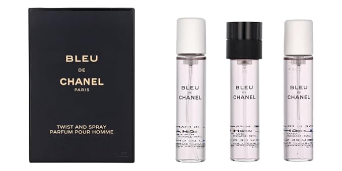 CHANEL Bleu Eau de Parfum Twist & Spray 3 Refills x 20ml