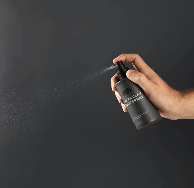 Salt & Clay Surf Spray - Hair Texturizing & Volumizing Spray - Salt & Clay, Silica, Witch Hazel, & Green Tea Blend - Beach Style Hair - For All Hair Types - Natural Ingredients (6oz)