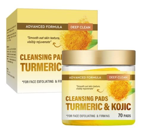 Turmeric cleansing pads for dark