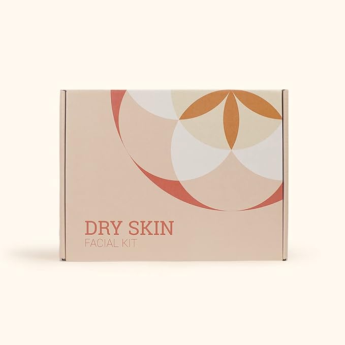 Herb’N Eden - Dry Skin Facial Kit - Cleanse, Mist, Moisturize, & Nourish - Natural Ingredients & Essential Oils - Made in USA - 5 Product Set includes Wash, Mist, Serum, Body Butter, Sisal