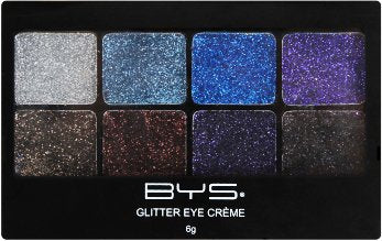 BYS Glitter Gel Makeup Palette 8 shades -