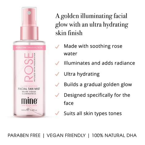 MineTan Best Sellers Self Tanner Bundle | Includes Cult Faves - Violet Self Tan Foam, Rose Mist Face Tanner, Self Tanner Mitt Applicator + Exfoliating Mitt for Self Tan Removal & Prep; No orange tones