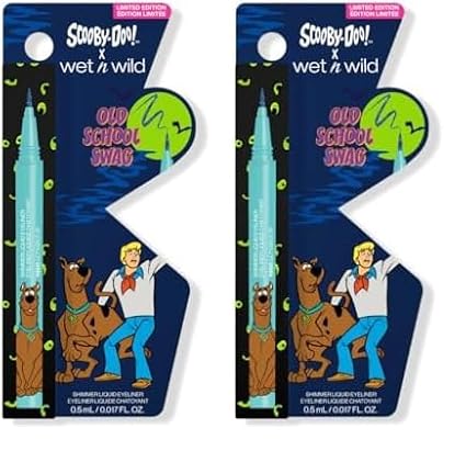 wet n wild Scooby Doo Collection Old School Swag Shimmer Liquid Eyeliner - Let's Split Up (Pack of 2)
