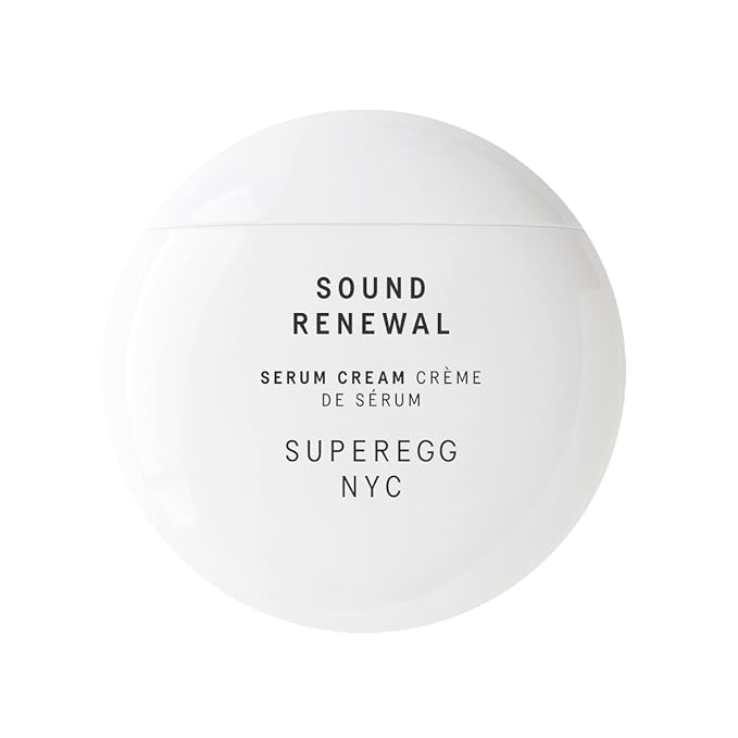 SUPEREGG Sound Renewal Serum Cream: For a fresh, luminous complexion. Nourishing serum cream with Panthenol and EGCG. 60 ML / 2 FL OZ