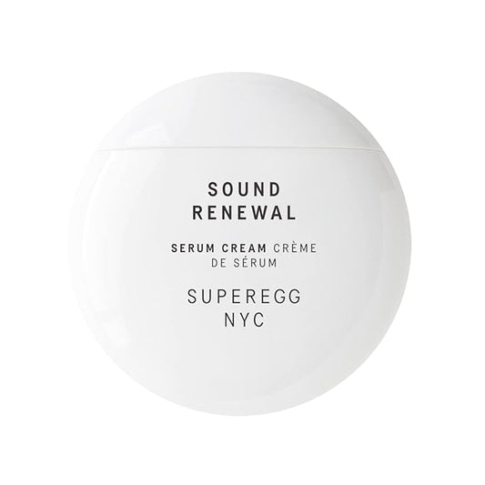 SUPEREGG Sound Renewal Serum Cream: For a fresh, luminous complexion. Nourishing serum cream with Panthenol and EGCG. 60 ML / 2 FL OZ
